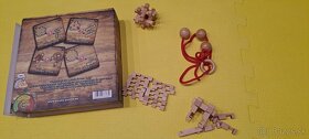 Drevené hlavolamy Puzzle cokection Casse Tetes - 4