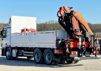 9155 - Mercedes Actros 2636 - 6x4 - Valník + HR-PALFINGER PK - 4