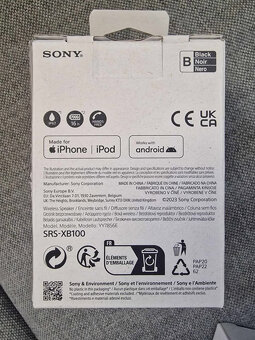 Sony SRS-XB100 -prenosný reproduktor nový nepoužívaný - 4