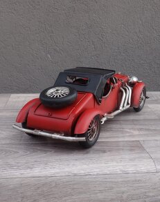 Retro model – auto červené. - 4