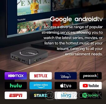 Android TV box 4K nový - 4