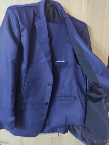 Oblek nohavice vesta sako - 4