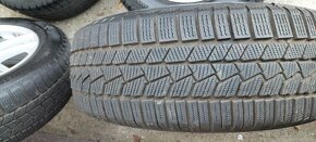 Alu Platin 5x112 a zimné Continental 205/60 R16 - 4