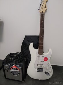 Fender Squier Bullet Stratocaster HSS HT IL Arctic White - 4