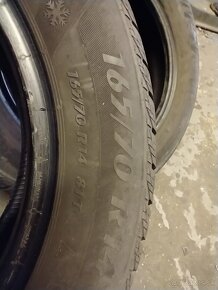 Predam 4ks zimne 165/70 r14 - 4