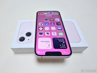 APPLE IPHONE 13 MINI 128GB PINK,ZDRAVIE BATÉRIE 100% - 4