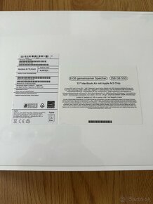 MacBook Air M2 13.6 8/256 gb Space grey-nerozbalený, záruka - 4