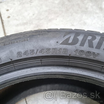 Letné pneumatiky 245/45 R18 BRIDGESTONE DOT0222 - 4