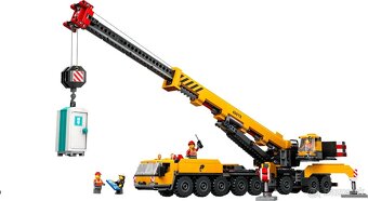 Lego Mobile Construction Crane 60409 - Žltý pojazdný stavebn - 4