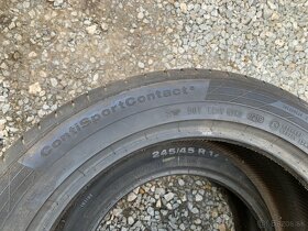 Predám letne penu CONTINENTAL 245/45 R17 - 4