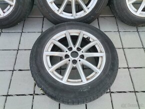 Alu disky 5X112 R16 BMW + 205/60 R16 letné - 4