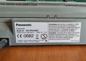 Telefón s faxom PANASONIC, tlačiareň bločkov ELCOM. - 4