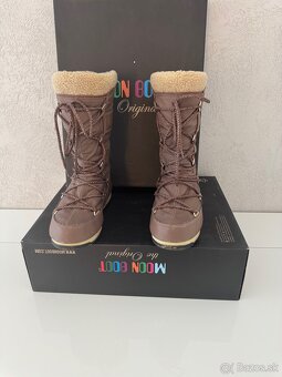 Dámska zimná obuv MOON BOOT WP mud Brown - 4