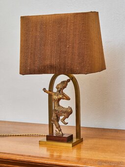 Vintage stolní lampa Shiva – Thajsko - 4