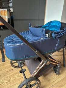 Cybex Lux Carry Cot Nautical Blue - 4