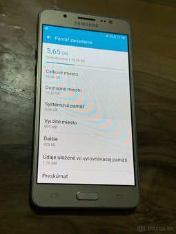 Predám Samsung Galaxy j3 2016 16GB Gold známky používania - 4