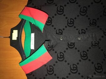 GUCCI black/monogram pánske polotricko  L/XL - 4