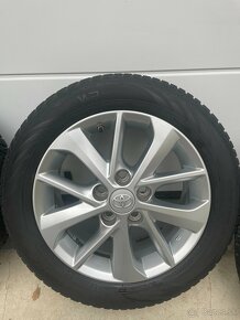 5x114,3 r16 originál Alu disky Toyota + zimné pneu 205/55/16 - 4