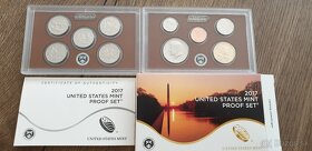 U.S. MINT PROOF SETS - 6 sád vybrané ročníky - 4