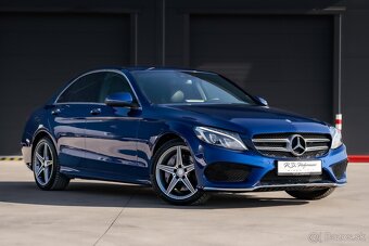 Mercedes-Benz C 400 4 Matic AMG Line / Diamond Blue - 4