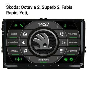 PREDAJ a Montáž - Android 13 5G Wifi autorádio ŠKODA/VW/SEAT - 4
