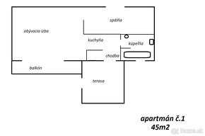 NA PRENÁJOM – Apartmánový domček so záhradkou – stredisko KA - 4