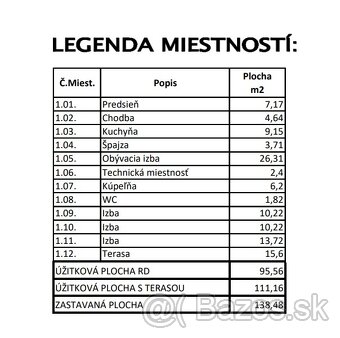 4 izbový rodinný dom 111m2, pozemok 580 m2 Horné Saliby - 4