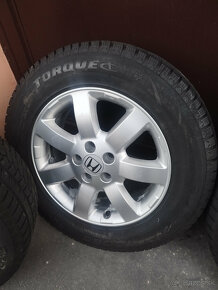 Alu disky originál Honda crv 2012 rozteč 5x114,3 +zimné pneu - 4