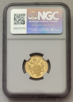 Zlatý dukát Franz Jozef I., 1876, NGC MS63PL - 4