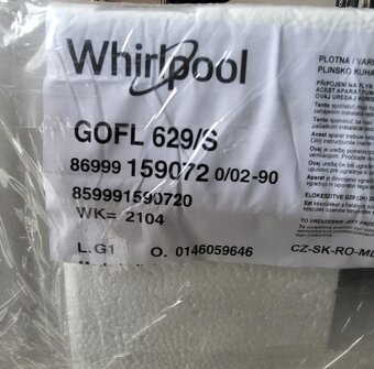 Plynova varna doska Whirlpool GOFL 629/S, nova - 4