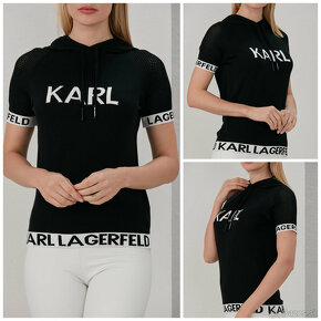 Dámske tričko Karl Lagerfeld s kapucňou - 4