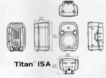 Wharfedale Pro TITAN 15 ACTIVE - 2 ks aktívne reprobedne - 4