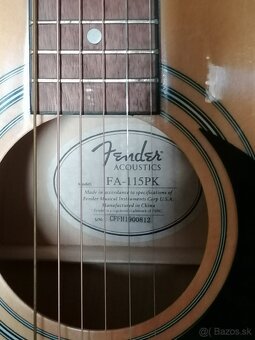 Akustická gitara Fender s príslušenstvom - 4