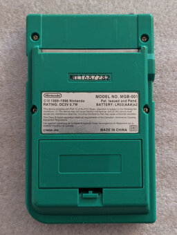 Nintendo Gameboy Pocket (GBP) Green - Early Production model - 4