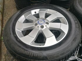 Alu sada = 5x112 = original MERCEDES = s pneu =255/55 R18 - 4