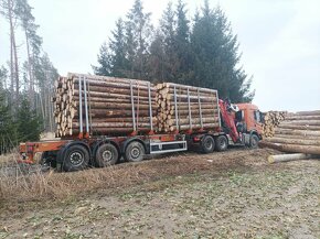 Lesovůz Scania G500 64, nástavba a návěs UMIKOV NPK 39 OFRo - 4