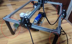 3Dprint nožičky pre zdvih laserovej gravírky pre rotačnu osu - 4