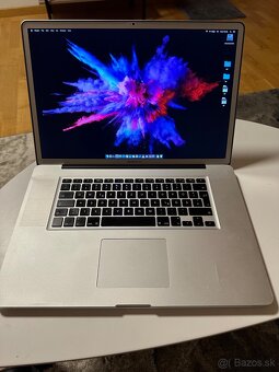 Apple Macbook Pro 17 intel i7 256 gb, 8Gb ram - 4