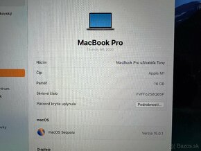 Macbook PRO 13” M1, 16GB, 512G - 4