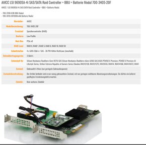 AMCC RAID SAS/SATA karta AMCC 9690SA-4I - 4