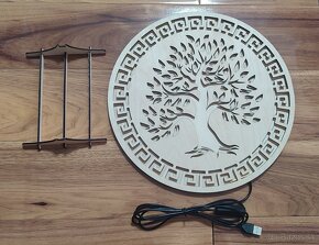 Dekoratívna Lampa Yggdrasil - Strom života - 4