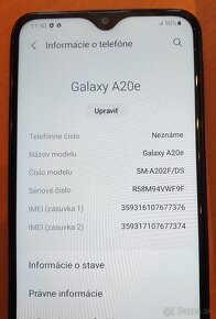 kompaktný Samsung Galaxy A20e 3GB/32GB dobra cena - 4