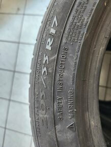 Predám letne 4ks 205/55 R17 runflat MICHELIN - 4