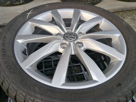 Alu sada =5x112 =orig. VOLKSWAGEN= s pneu=205/55 R17 - 4