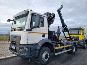 ŠTVORKOLKA MAN TGM 18.290 4x4 NOVÝ NEJETÝ KONTEJNER HIAB - 4