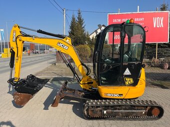 Minibager minirypadlo JCB 8030 ZTS, Kubota Yanmar, 2017rv - 4