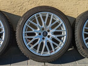 5x112 R18 original Audi disky + zimne gumy - 4