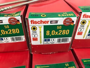 Vrut pre drevostavby fischer FPF-ST 8x280 350ks - 4