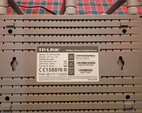 Predám wifi router TP link  TL WR 1043 ND - 4