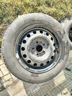 Predám plechové disky 5x114.3 hyundai-kia 195/65R15 - 4